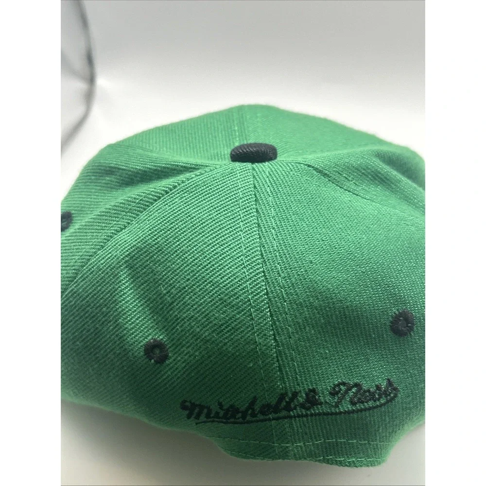 NFL New York Jets Mitchell & Ness Arch Logo Snapback Hat Cap Green Black